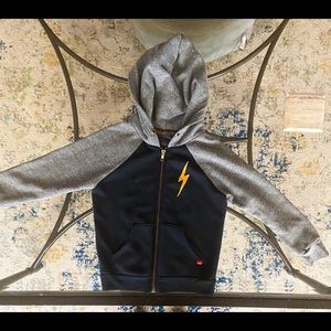 Aviator Nation KID'S BOLT STITCH ZIP HOODIE